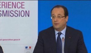 François Hollande: l'inversion de la courbe du chômage "prendra le temps qui est nécessaire" - 28/11