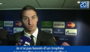Zlatan: «Pas besoin de Ballon d'Or pour savoir que je suis le meilleur»