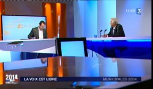 Municipales 2014: le sénateur-maire de Dijon, François Rebsamen, invité de "La voix est libre" samedi 30 novembre 2013