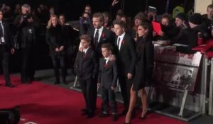 David Beckham est accompagné par Victoria et leurs garçons à la première de Class of 92