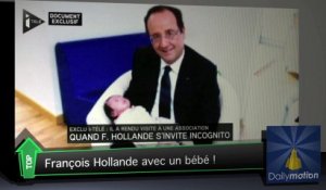 Top Média : François Hollande prend la pose avec un bébé