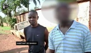 Avec une patrouille française à Bangui