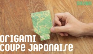 Origami traditionnel facile : La coupe japonaise.