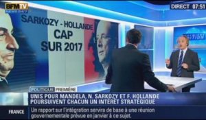 Politique Première: Nicolas Sarkozy et François Hollande unis pour Mandela - 13/12