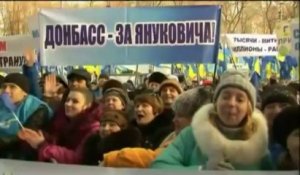 Ukraine : 60 000 partisans du président Ianoukovitch manifestent à Kiev