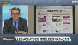 La stratégie des sites marchands face aux prévisions d'achats de Noël, dans 01Business - 14/12 3/4