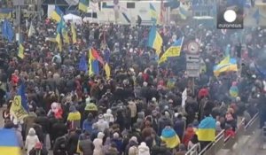 Ukraine : marée humaine à Kiev