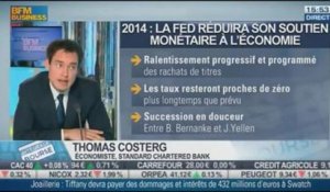 Accélération de l'économie mondiale en 2014: Thomas Costerg, dans Intégrale Bourse - 23/12