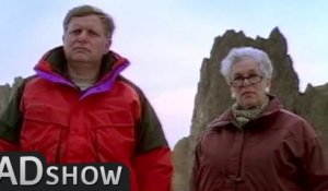 Epic fall: Grand parents on cliff