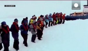 Jour J pour l'opération de sauvetage en Antarctique