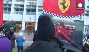 Manifestation silencieuse pour l'anniversaire de Michael Schumacher