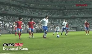 Pro Evolution Soccer 2012 - Gameplay : Diagonal runs
