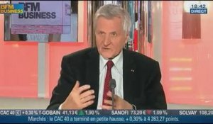 Jean-Claude Trichet et Jacques Attali, dans Le Grand Journal - 13/01 3/4