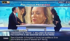 Politique Première: François Hollande: conférence de presse sur fond de vie privée - 14/01