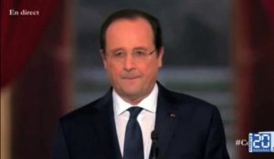 L'intervention de François Hollande résumée en 3 minutes