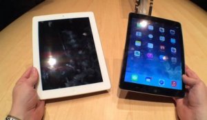 iPad Air: prise en main vs iPad 4