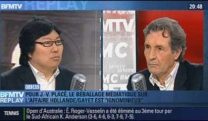 BFMTV Replay: affaire Hollande-Gayet: Placé parle d'une "chasse à l'homme scandaleuse" - 17/01
