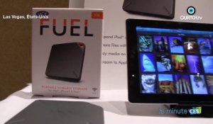 la minute CES S01E23 : La Cie Fuel, 1 To en Wi-Fi pour augmenter la capacité de sa tablette