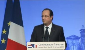Hollande : "Deux présidentes, c’est pas en France qu'on verrait une chose pareille !"