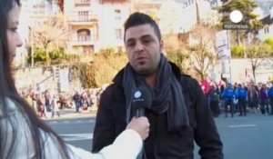 Partisans et opposants à Assad s'opposent à Montreux