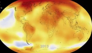 60 ans de réchauffement de la planète en 20 secondes... NASA!