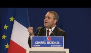 Conseil National - Xavier Bertrand