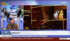 Le made in France même pour la musique ?, dans Les Décodeurs de l'éco – 27/01 1/5