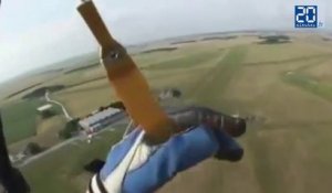 Il perd connaissance pendant un saut en parachute