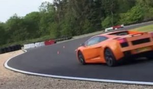 Essai circuit Lamborghini Gallardo