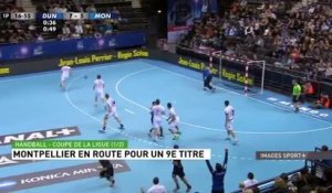 Handball - Coupe de la Ligue - Demi-finale Montpellier 26 - 24 Dunkerque -1/02/2014