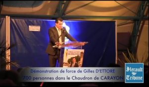 AGDE - 2014 - AMBIANCE DE CAMPAGNE pour le 1° MEETING de GILLES D'ETTORE