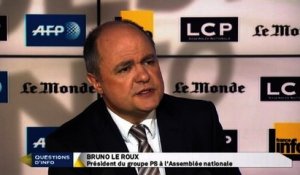 Bruno Le Roux : le gel des salaires des fonctionnaires est "sur la table"
