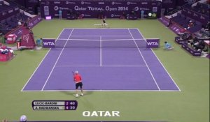 Doha - Radwanska file en quarts