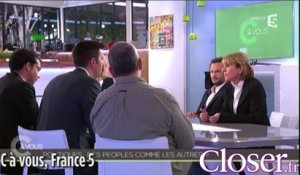 Laurence Pieau, directrice de la rédaction de "Closer" dans "C à vous" le 19 février 2014