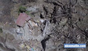 Isola: les images aériennes de l'éboulement mortel