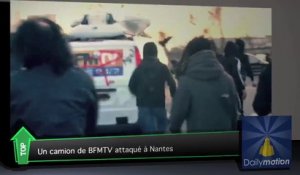Top Média : des journalistes de BFMTV attaqués par des manifestants à Nantes