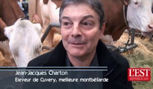 Salon de l'agriculture, Jean-Jacques Charton, éleveur de la meilleure montbéliarde