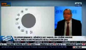 Teleperformance prévoit une poursuite de sa croissance en 2014: Olivier Rigaudy, dans Intégrale Bourse - 26/02