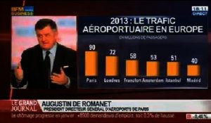 Augustin de Romanet, président directeur général d'Aéroports de Paris, dans Le Grand Journal - 26/02 1/4