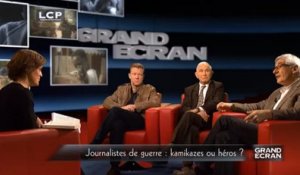 Grand écran : Le débat : « Journalistes de guerre : kamikazes ou héros? »