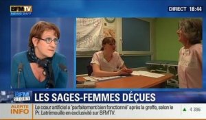 BFM Story: Un nouveau statut médical pour les sages-femmes:"Marisol Touraine n'a pas répondu à notre revendication", Sophie Guillaume - 04/03