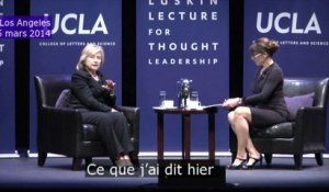 Clinton compare ouvertement Poutine à Hitler