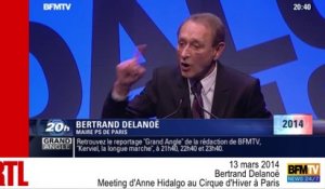 VIDÉO - Déclaration d'amour de Bertrand Delanoë à Anne Hidalgo