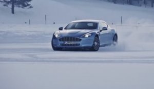 Essai Aston Martin en Laponie