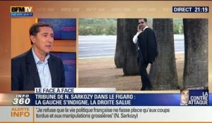 Duel Direct Gauche - Direct Droite: La gauche s'indigne et la droite salue la riposte de Nicolas Sarkozy dans "Le Figaro" - 20/03