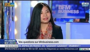 Xi Jinping en France: du "gagnant-gagnant" vraiment ?, dans Les Décodeurs de l'éco - 25/03 1/5