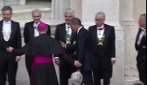 Barack Obama et le pape François : l'image de la rencontre