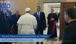 Première rencontre entre Barack Obama et le Pape François