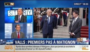 BFM Story: Manuel Valls entame ses premiers pas à Matignon - 31/03