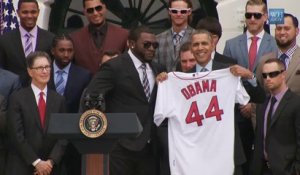 Baseball - Encore un selfie pour Obama